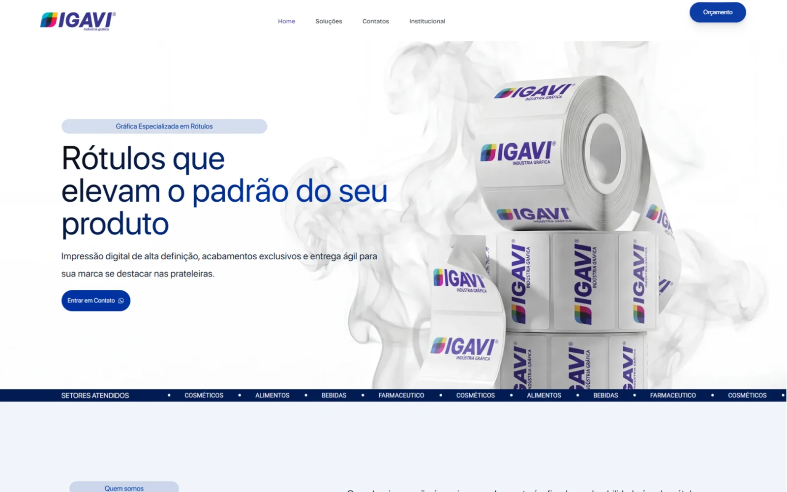 Site criado pela Gabriela Webmarketing